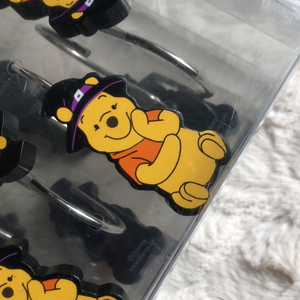 Disney Winnie the Pooh Halloween Shower Curtain Hooks - Picture 3 of 4